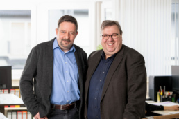 Geschäftsführer Steffen und Frank Wiegel
